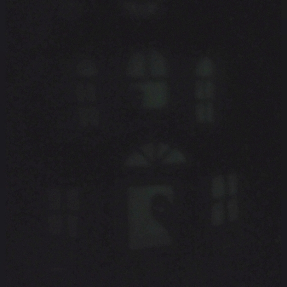 Glow in the Dark Haunted House Decorative Halloween Pillow - Picture 2 of 9